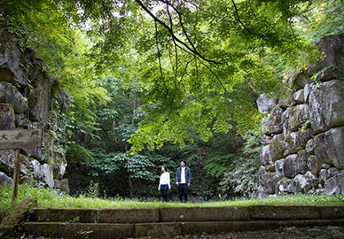 Early morning hike of Shiroyama Park