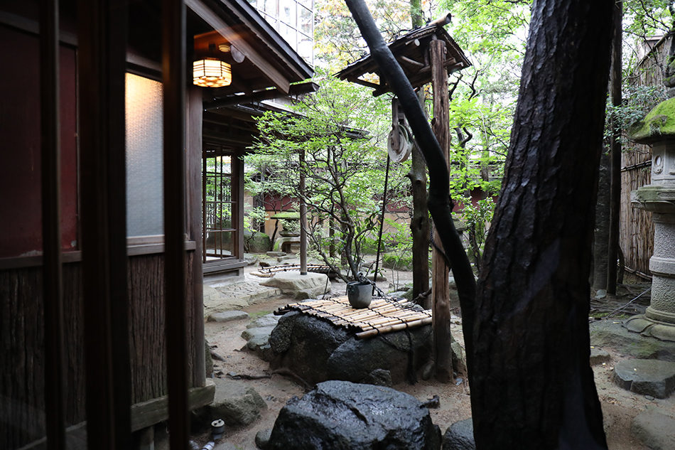 Private dinner where you can get a taste tangible cultural property “Susaki”